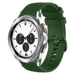 Dây đồng hồ silicone màu trơn kẻ ca-rô 20mm, Dành cho Samsung Galaxy Watch4 44mm, Dành cho Samsung Galaxy Watch4 Classic 46mm, Dành cho Samsung Galaxy Watch4 Classic 42mm, Dành cho Samsung Galaxy Watch Active 2