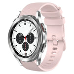 Dây đồng hồ silicone màu trơn kẻ ca-rô 20mm, Dành cho Samsung Galaxy Watch4 44mm, Dành cho Samsung Galaxy Watch4 Classic 46mm, Dành cho Samsung Galaxy Watch4 Classic 42mm, Dành cho Samsung Galaxy Watch Active 2
