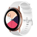 Dây đồng hồ silicone màu trơn kẻ ca-rô 20mm, Dành cho Samsung Galaxy Watch4 44mm, Dành cho Samsung Galaxy Watch4 Classic 46mm, Dành cho Samsung Galaxy Watch4 Classic 42mm, Dành cho Samsung Galaxy Watch Active 2