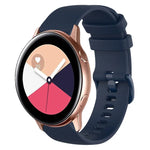 Dây đồng hồ silicone màu trơn kẻ ca-rô 20mm, Dành cho Samsung Galaxy Watch4 44mm, Dành cho Samsung Galaxy Watch4 Classic 46mm, Dành cho Samsung Galaxy Watch4 Classic 42mm, Dành cho Samsung Galaxy Watch Active 2