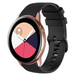 Dây đồng hồ silicone màu trơn kẻ ca-rô 20mm, Dành cho Samsung Galaxy Watch4 44mm, Dành cho Samsung Galaxy Watch4 Classic 46mm, Dành cho Samsung Galaxy Watch4 Classic 42mm, Dành cho Samsung Galaxy Watch Active 2