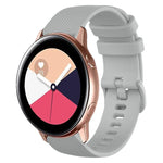 Dây đồng hồ silicone màu trơn kẻ ca-rô 20mm, Dành cho Samsung Galaxy Watch4 44mm, Dành cho Samsung Galaxy Watch4 Classic 46mm, Dành cho Samsung Galaxy Watch4 Classic 42mm, Dành cho Samsung Galaxy Watch Active 2
