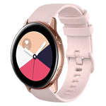 Dây đồng hồ silicone màu trơn kẻ ca-rô 20mm, Dành cho Samsung Galaxy Watch4 44mm, Dành cho Samsung Galaxy Watch4 Classic 46mm, Dành cho Samsung Galaxy Watch4 Classic 42mm, Dành cho Samsung Galaxy Watch Active 2