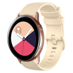 Dây đồng hồ silicone màu trơn kẻ ca-rô 20mm, Dành cho Samsung Galaxy Watch4 44mm, Dành cho Samsung Galaxy Watch4 Classic 46mm, Dành cho Samsung Galaxy Watch4 Classic 42mm, Dành cho Samsung Galaxy Watch Active 2