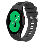 20mm Twill Solid Color Silicone Watch Band, For Samsung Galaxy Watch4 44mm, For Samsung Galaxy Watch4 Classic 46mm, For Samsung Galaxy Watch4 Classic 42mm, For Samsung Galaxy Watch Active 2