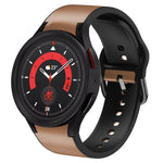 Dây đồng hồ da dán silicone 20mm, Dành cho Samsung Galaxy Watch 5 40mm, Dành cho Samsung Galaxy Watch 5 44mm, Dành cho Samsung Galaxy Watch 5 Pro 45mm, Dành cho Samsung Galaxy Watch 4 40mm, Dành cho Samsung Galaxy Watch 4 44mm