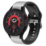 Dây đồng hồ da dán silicone 20mm, Dành cho Samsung Galaxy Watch 5 40mm, Dành cho Samsung Galaxy Watch 5 44mm, Dành cho Samsung Galaxy Watch 5 Pro 45mm, Dành cho Samsung Galaxy Watch 4 40mm, Dành cho Samsung Galaxy Watch 4 44mm