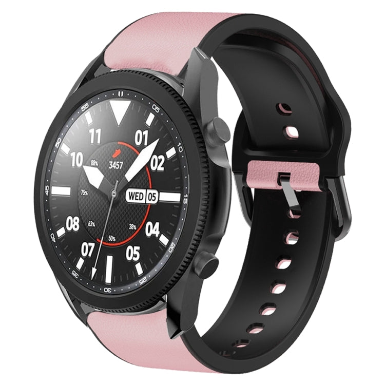 Dây đồng hồ da dán silicone 20mm, Dành cho Samsung Galaxy Watch 5 40mm, Dành cho Samsung Galaxy Watch 5 44mm, Dành cho Samsung Galaxy Watch 5 Pro 45mm, Dành cho Samsung Galaxy Watch 4 40mm, Dành cho Samsung Galaxy Watch 4 44mm