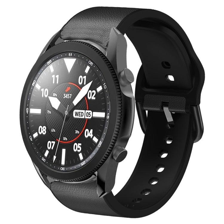 Dây đồng hồ da dán silicone 20mm, Dành cho Samsung Galaxy Watch 5 40mm, Dành cho Samsung Galaxy Watch 5 44mm, Dành cho Samsung Galaxy Watch 5 Pro 45mm, Dành cho Samsung Galaxy Watch 4 40mm, Dành cho Samsung Galaxy Watch 4 44mm