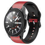 Dây đồng hồ da dán silicone 20mm, Dành cho Samsung Galaxy Watch 5 40mm, Dành cho Samsung Galaxy Watch 5 44mm, Dành cho Samsung Galaxy Watch 5 Pro 45mm, Dành cho Samsung Galaxy Watch 4 40mm, Dành cho Samsung Galaxy Watch 4 44mm
