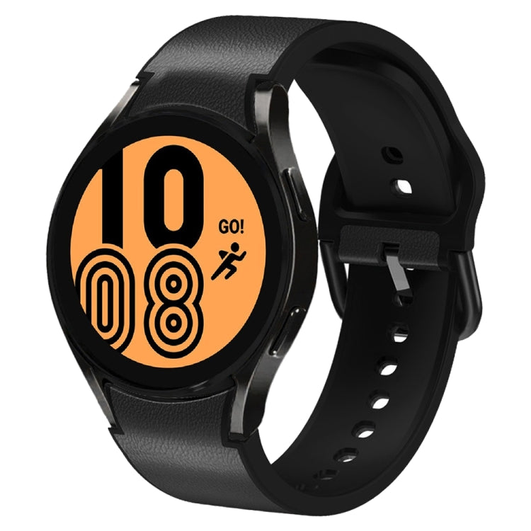 Dây đồng hồ da dán silicone 20mm, Dành cho Samsung Galaxy Watch 5 40mm, Dành cho Samsung Galaxy Watch 5 44mm, Dành cho Samsung Galaxy Watch 5 Pro 45mm, Dành cho Samsung Galaxy Watch 4 40mm, Dành cho Samsung Galaxy Watch 4 44mm
