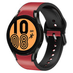 Dây đồng hồ da dán silicone 20mm, Dành cho Samsung Galaxy Watch 5 40mm, Dành cho Samsung Galaxy Watch 5 44mm, Dành cho Samsung Galaxy Watch 5 Pro 45mm, Dành cho Samsung Galaxy Watch 4 40mm, Dành cho Samsung Galaxy Watch 4 44mm
