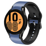 Dây đồng hồ da dán silicone 20mm, Dành cho Samsung Galaxy Watch 5 40mm, Dành cho Samsung Galaxy Watch 5 44mm, Dành cho Samsung Galaxy Watch 5 Pro 45mm, Dành cho Samsung Galaxy Watch 4 40mm, Dành cho Samsung Galaxy Watch 4 44mm