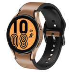 Dây đồng hồ da dán silicone 20mm, Dành cho Samsung Galaxy Watch 5 40mm, Dành cho Samsung Galaxy Watch 5 44mm, Dành cho Samsung Galaxy Watch 5 Pro 45mm, Dành cho Samsung Galaxy Watch 4 40mm, Dành cho Samsung Galaxy Watch 4 44mm