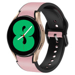 Dây đồng hồ da dán silicone 20mm, Dành cho Samsung Galaxy Watch 5 40mm, Dành cho Samsung Galaxy Watch 5 44mm, Dành cho Samsung Galaxy Watch 5 Pro 45mm, Dành cho Samsung Galaxy Watch 4 40mm, Dành cho Samsung Galaxy Watch 4 44mm