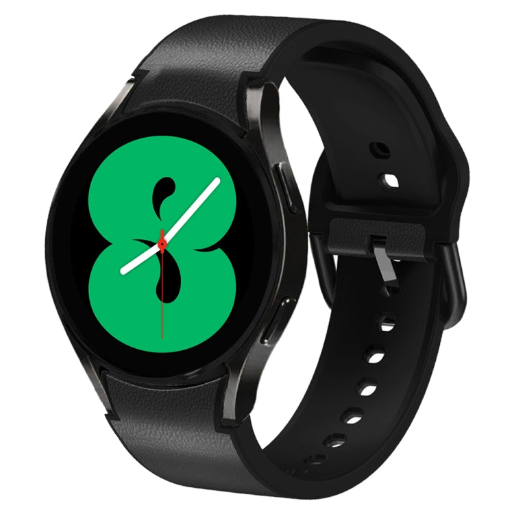 Dây đồng hồ da dán silicone 20mm, Dành cho Samsung Galaxy Watch 5 40mm, Dành cho Samsung Galaxy Watch 5 44mm, Dành cho Samsung Galaxy Watch 5 Pro 45mm, Dành cho Samsung Galaxy Watch 4 40mm, Dành cho Samsung Galaxy Watch 4 44mm