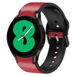 Dây đồng hồ da dán silicone 20mm, Dành cho Samsung Galaxy Watch 5 40mm, Dành cho Samsung Galaxy Watch 5 44mm, Dành cho Samsung Galaxy Watch 5 Pro 45mm, Dành cho Samsung Galaxy Watch 4 40mm, Dành cho Samsung Galaxy Watch 4 44mm