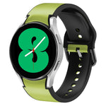 Dây đồng hồ da dán silicone 20mm, Dành cho Samsung Galaxy Watch 5 40mm, Dành cho Samsung Galaxy Watch 5 44mm, Dành cho Samsung Galaxy Watch 5 Pro 45mm, Dành cho Samsung Galaxy Watch 4 40mm, Dành cho Samsung Galaxy Watch 4 44mm