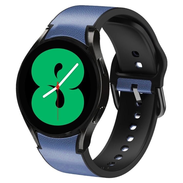 Dây đồng hồ da dán silicone 20mm, Dành cho Samsung Galaxy Watch 5 40mm, Dành cho Samsung Galaxy Watch 5 44mm, Dành cho Samsung Galaxy Watch 5 Pro 45mm, Dành cho Samsung Galaxy Watch 4 40mm, Dành cho Samsung Galaxy Watch 4 44mm