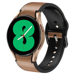 Dây đồng hồ da dán silicone 20mm, Dành cho Samsung Galaxy Watch 5 40mm, Dành cho Samsung Galaxy Watch 5 44mm, Dành cho Samsung Galaxy Watch 5 Pro 45mm, Dành cho Samsung Galaxy Watch 4 40mm, Dành cho Samsung Galaxy Watch 4 44mm