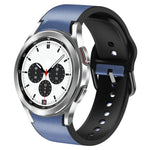Dây đồng hồ da dán silicone 20mm, Dành cho Samsung Galaxy Watch 4 Classic 46mm, Dành cho Samsung Galaxy Watch 4 Classic 42mm, Dành cho Samsung Galaxy Watch Active 2