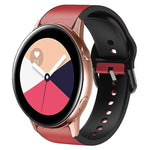 Dây đồng hồ da dán silicone 20mm, Dành cho Samsung Galaxy Watch 4 Classic 46mm, Dành cho Samsung Galaxy Watch 4 Classic 42mm, Dành cho Samsung Galaxy Watch Active 2