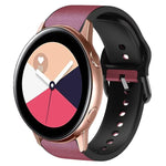 Dây đồng hồ da dán silicone 20mm, Dành cho Samsung Galaxy Watch 4 Classic 46mm, Dành cho Samsung Galaxy Watch 4 Classic 42mm, Dành cho Samsung Galaxy Watch Active 2