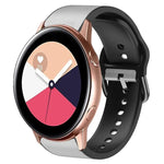 Dây đồng hồ da dán silicone 20mm, Dành cho Samsung Galaxy Watch 4 Classic 46mm, Dành cho Samsung Galaxy Watch 4 Classic 42mm, Dành cho Samsung Galaxy Watch Active 2