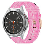 20mm Nylon Woven Watch Band, For Samsung Galaxy Watch5 40mm, For Samsung Galaxy Watch5 44mm, For Samsung Galaxy Watch5 Pro 45mm, For Samsung Galaxy Watch4 40mm, For Samsung Galaxy Watch4 44mm, For Samsung Galaxy Watch4 Classic 46mm