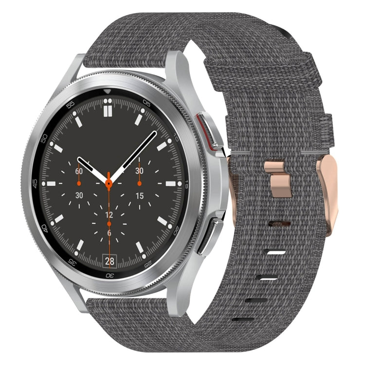 20mm Nylon Woven Watch Band, For Samsung Galaxy Watch5 40mm, For Samsung Galaxy Watch5 44mm, For Samsung Galaxy Watch5 Pro 45mm, For Samsung Galaxy Watch4 40mm, For Samsung Galaxy Watch4 44mm, For Samsung Galaxy Watch4 Classic 46mm