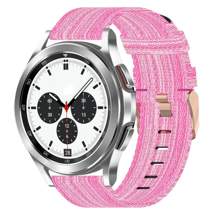 Dây đồng hồ dệt nylon 20mm, Dành cho Samsung Galaxy Watch4 Classic 42mm, Dành cho Samsung Galaxy Watch Active 2