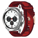 Dây đồng hồ dệt nylon 20mm, Dành cho Samsung Galaxy Watch4 Classic 42mm, Dành cho Samsung Galaxy Watch Active 2