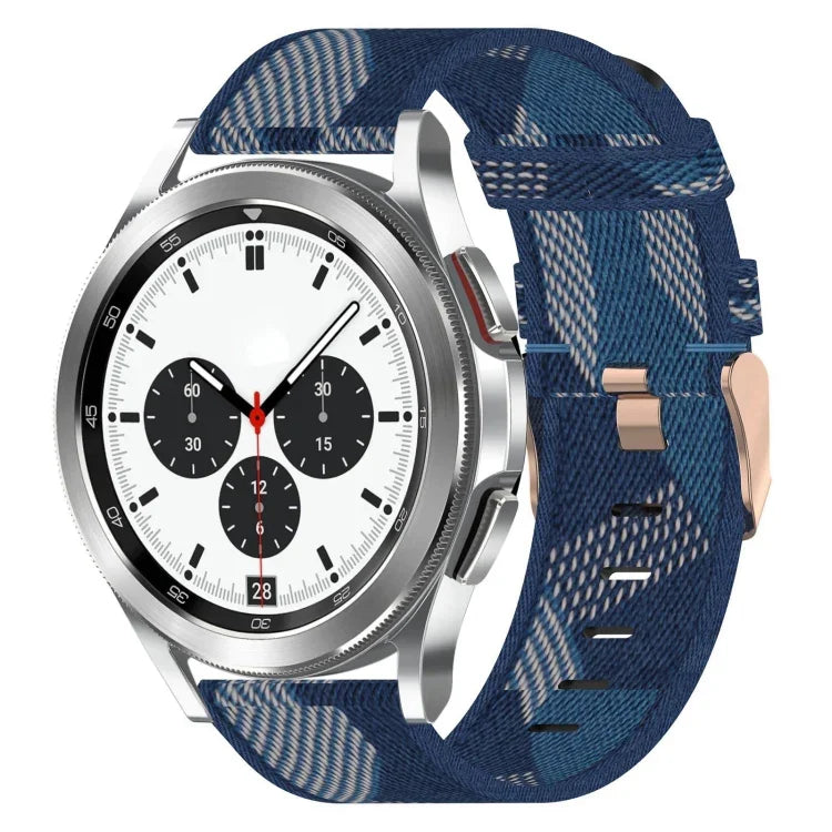 Dây đồng hồ dệt nylon 20mm, Dành cho Samsung Galaxy Watch4 Classic 42mm, Dành cho Samsung Galaxy Watch Active 2