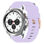 Dây đồng hồ dệt nylon 20mm, Dành cho Samsung Galaxy Watch4 Classic 42mm, Dành cho Samsung Galaxy Watch Active 2