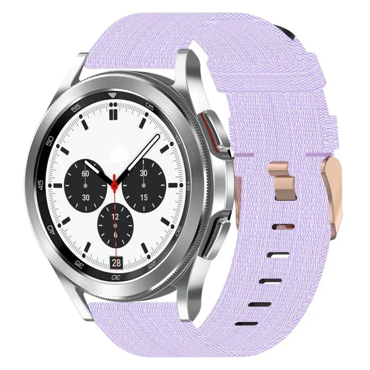 Dây đồng hồ dệt nylon 20mm, Dành cho Samsung Galaxy Watch4 Classic 42mm, Dành cho Samsung Galaxy Watch Active 2