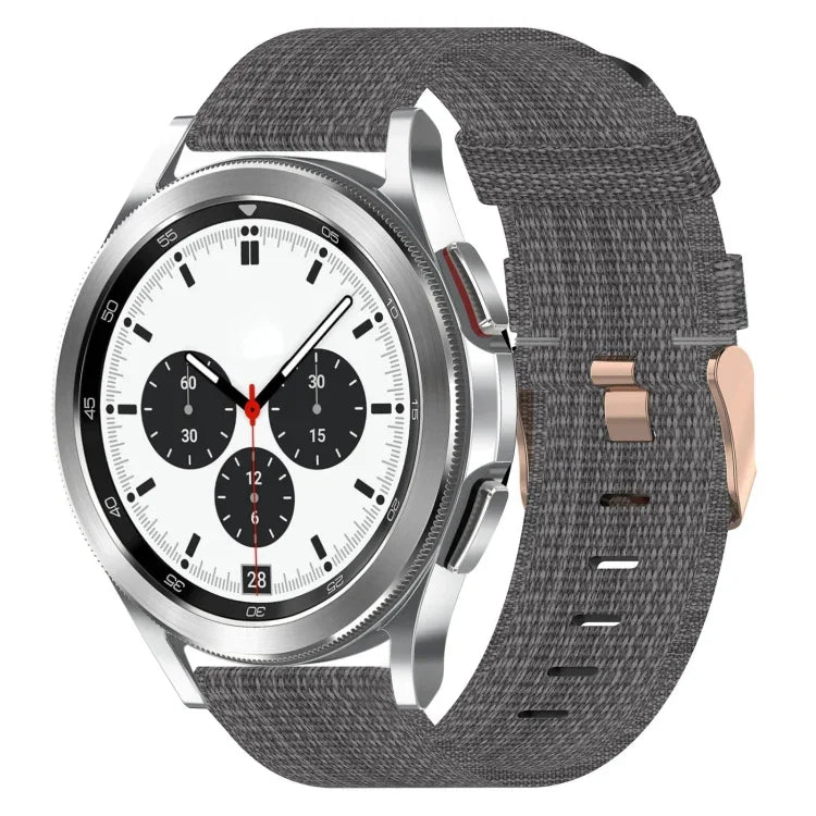 Dây đồng hồ dệt nylon 20mm, Dành cho Samsung Galaxy Watch4 Classic 42mm, Dành cho Samsung Galaxy Watch Active 2