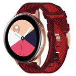 Dây đồng hồ dệt nylon 20mm, Dành cho Samsung Galaxy Watch4 Classic 42mm, Dành cho Samsung Galaxy Watch Active 2