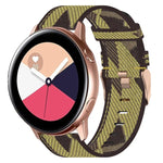 Dây đồng hồ dệt nylon 20mm, Dành cho Samsung Galaxy Watch4 Classic 42mm, Dành cho Samsung Galaxy Watch Active 2