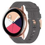 Dây đồng hồ dệt nylon 20mm, Dành cho Samsung Galaxy Watch4 Classic 42mm, Dành cho Samsung Galaxy Watch Active 2