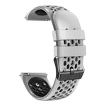 Dây đồng hồ silicone thoáng khí hai màu 22mm, dành cho Samsung Galaxy Watch3 45mm, Samsung Galaxy Watch 46mm, Samsung Gear S3 Classic, Samsung Gear S3 Frontier