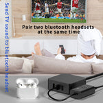Bộ phát âm thanh Bluetooth 5.2 độ trễ thấp T9 hỗ trợ quang học, đồng trục, APTX đầy đủ, có cáp USB, không có cáp