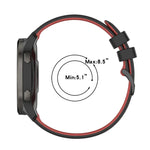 Dây đồng hồ silicone hai màu caro 20mm, dành cho Samsung Gear Sport, dành cho Samsung Gear S2 Classic