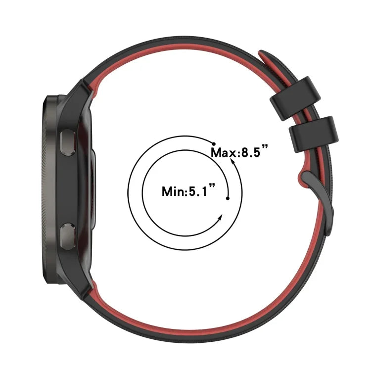 Dây đồng hồ silicone hai màu caro 20mm, dành cho Samsung Gear Sport, dành cho Samsung Gear S2 Classic