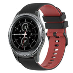 Dây đồng hồ silicone hai màu caro 20mm, dành cho Samsung Gear Sport, dành cho Samsung Gear S2 Classic