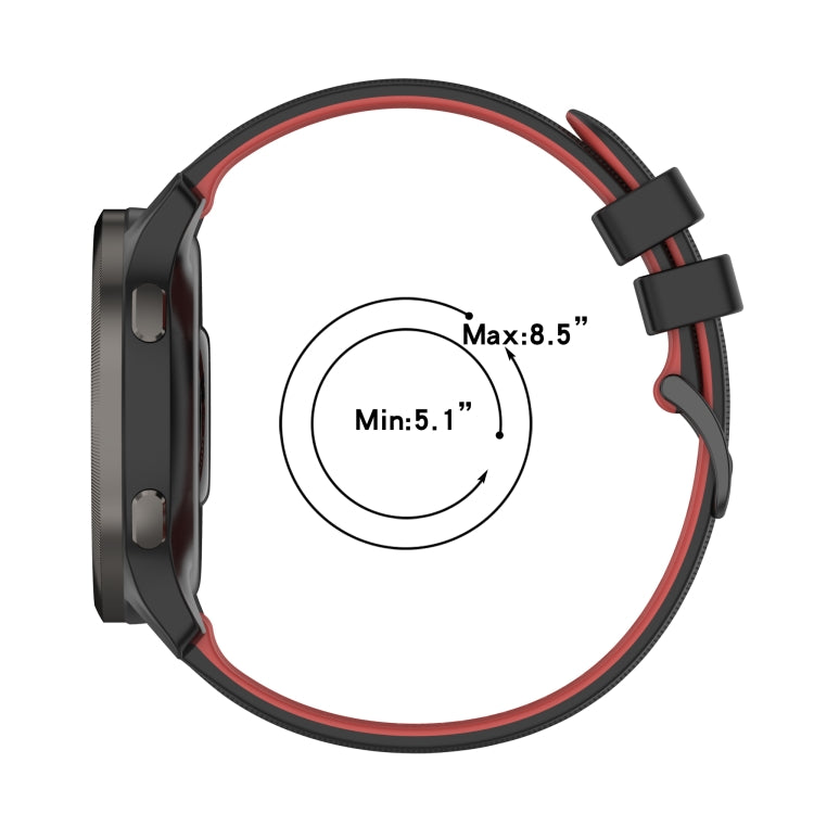 20mm Checkered Two-Color Silicone Watch Band, For Amazfit GTS, For Amazfit BIP