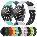 Dây đồng hồ silicone hai màu caro 22mm, dành cho Samsung Galaxy Watch3 45mm, dành cho Samsung Galaxy Watch 46mm, dành cho Samsung Gear S3 Classic, dành cho Samsung Gear S3 Frontier