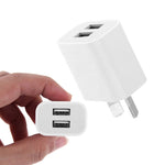 Bộ sạc USB mini hai cổng với cáp dữ liệu USB sang 8 Pin, phích cắm AU, phích cắm AU + cáp 8 Pin