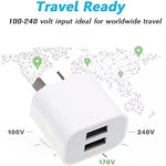 Bộ sạc USB mini hai cổng với cáp dữ liệu USB sang 8 Pin, phích cắm AU, phích cắm AU + cáp 8 Pin