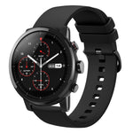 22mm Solid Color Soft Silicone Watch Band, For Amazfit 2 Stratos
