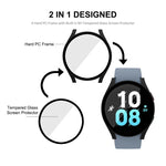 Dành cho Samsung Galaxy Watch5 44mm ENKAY Hat-Prince Khung PC Bao Phủ Toàn Bộ + Ốp Kính Cường Lực 9H